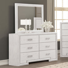 Basilone White Mirror - Ornate Home