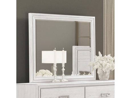 Basilone White Mirror - Ornate Home