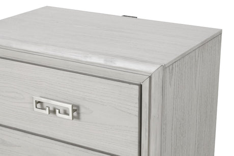 Basilone White Nightstand - Ornate Home