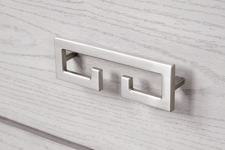 Basilone White Queen 5 Piece Bedroom Set w/Chest - Ornate Home