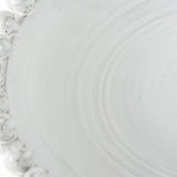 Basin Off-White 16" Round Glazed Decorative Bowl - Ornate Home