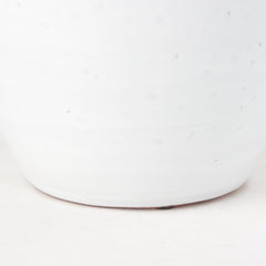 Basin Off-White Large Glazed Vase - Ornate Home