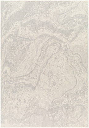 Basma Cream Marble Outdoor Area Rug - Clearance - Ornate Home
