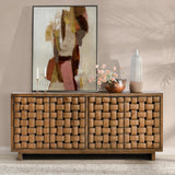 Bast Mission Brown Cabinet - Ornate Home