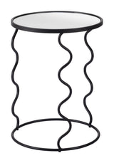 Bastia Black Side Table - Ornate Home