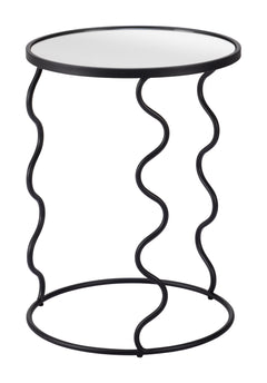 Bastia Black Side Table - Ornate Home