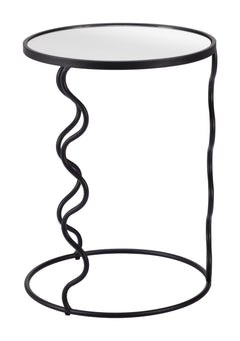 Bastia Black Side Table - Ornate Home
