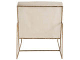 Bastian Berber Snow/Champagne Gold Chair - Ornate Home