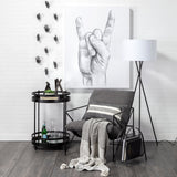 Bastian Black Small Metal Abstract Object - Ornate Home