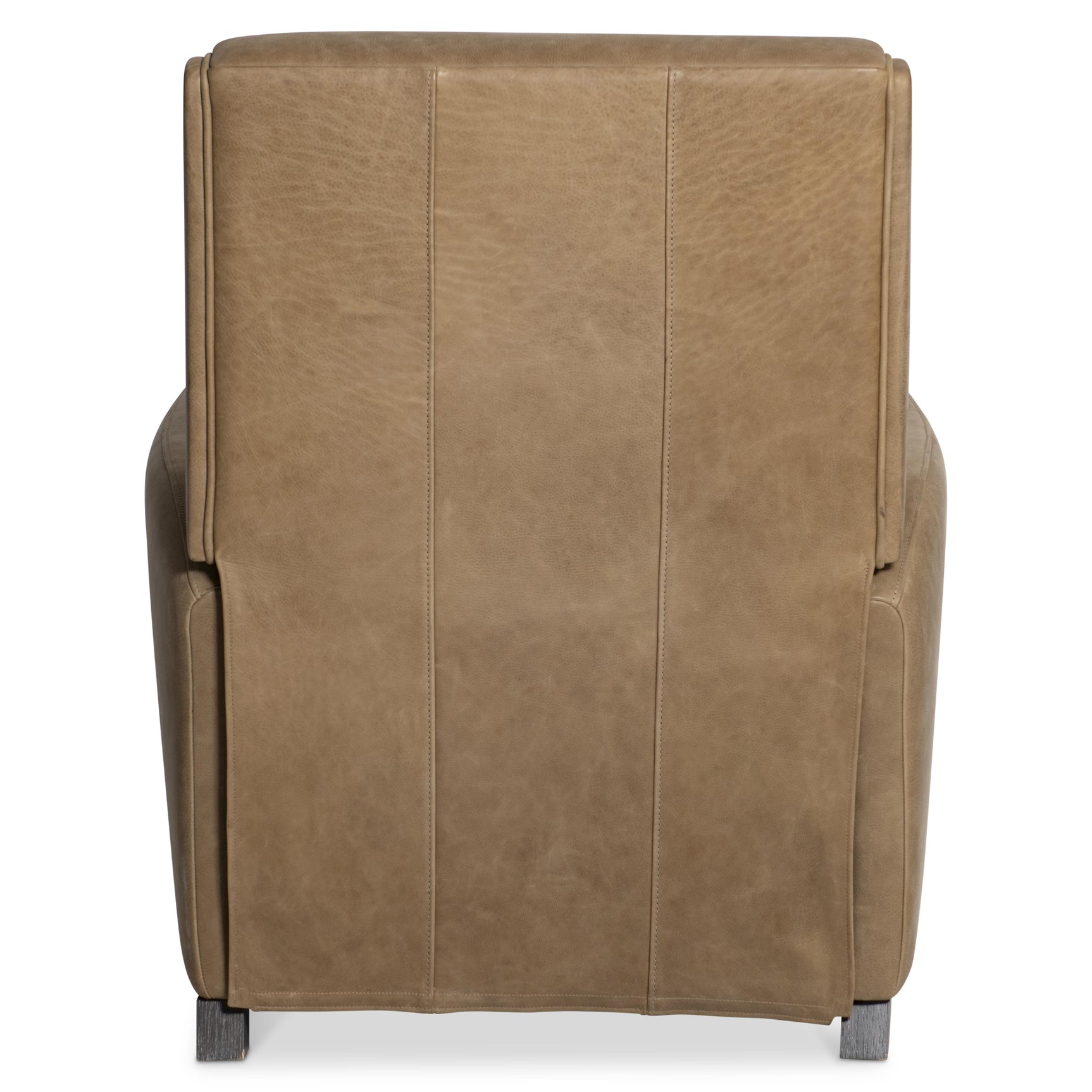 Bastille Beige/Tan Leather Recliner - Ornate Home