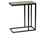 Baston Dark Gray Side Table - Ornate Home