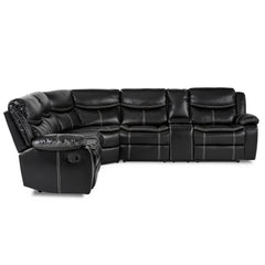 Bastrop Black 3-Piece Sectional - Ornate Home