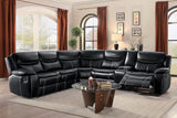 Bastrop Black 3-Piece Sectional - Ornate Home