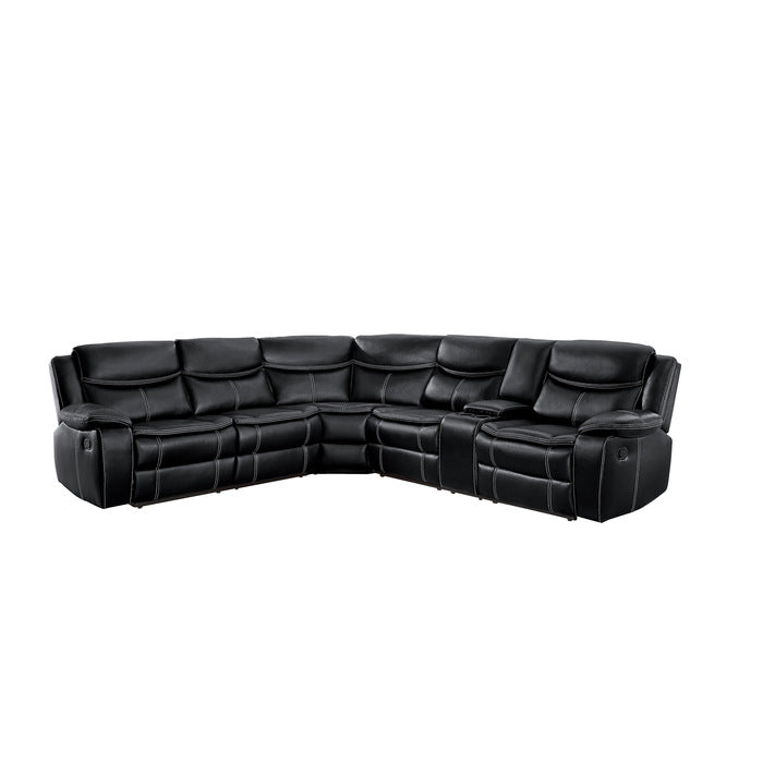 Bastrop Black 3-Piece Sectional - Ornate Home