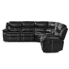 Bastrop Black 3-Piece Sectional - Ornate Home