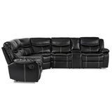Bastrop Black 3-Piece Sectional - Ornate Home