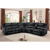Bastrop Black 3-Piece Sectional - Ornate Home