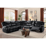 Bastrop Black 3-Piece Sectional - Ornate Home
