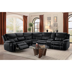 Bastrop Black 3-Piece Sectional - Ornate Home