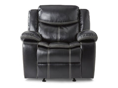 Bastrop Black Glider Reclining Chair - Ornate Home