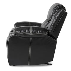 Bastrop Black Glider Reclining Chair - Ornate Home