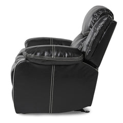 Bastrop Black Glider Reclining Chair - Ornate Home