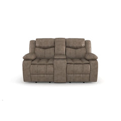Bastrop Black Reclining Loveseat - Ornate Home