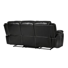 Bastrop Black Reclining Sofa - Ornate Home