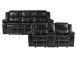 Bastrop Black Sofa & Loveseat - Ornate Home