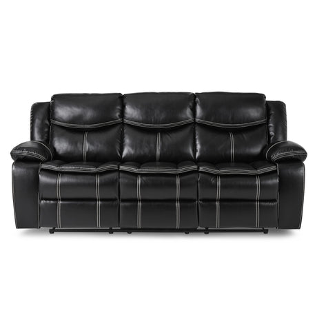 Bastrop Black Sofa & Loveseat - Ornate Home
