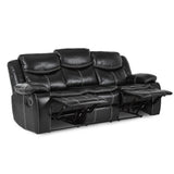 Bastrop Black Sofa & Loveseat - Ornate Home