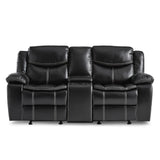 Bastrop Black Sofa & Loveseat - Ornate Home