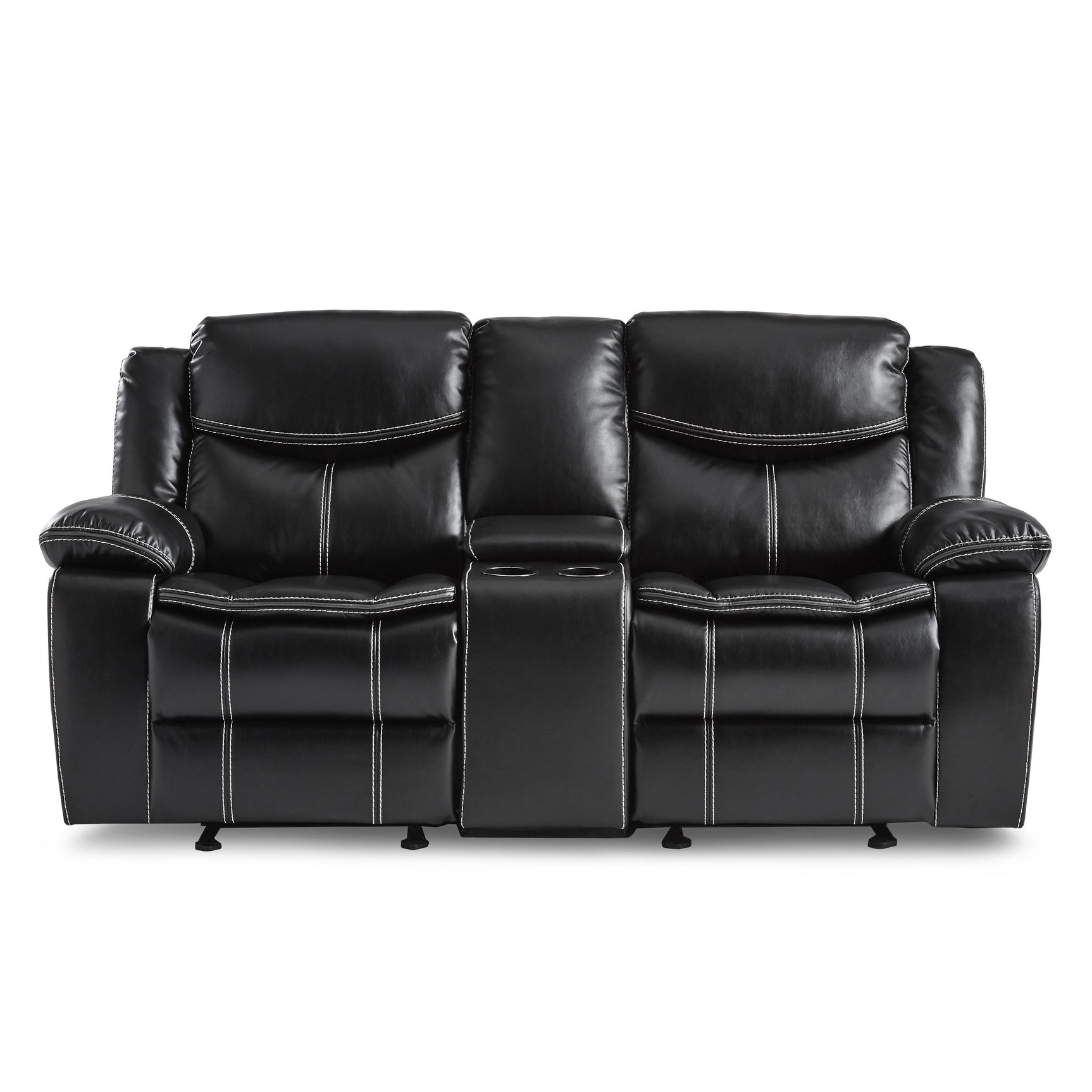 Bastrop Black Sofa & Loveseat - Ornate Home