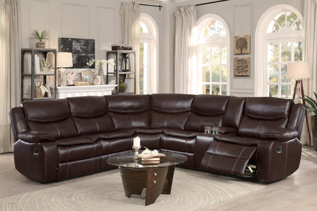 Bastrop Brown 3-Piece Sectional - Ornate Home