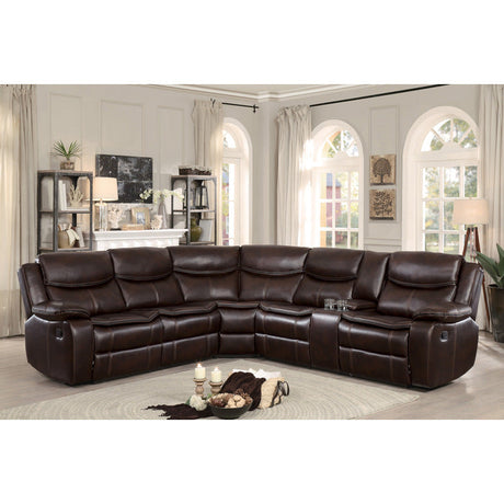 Bastrop Brown 3-Piece Sectional - Ornate Home