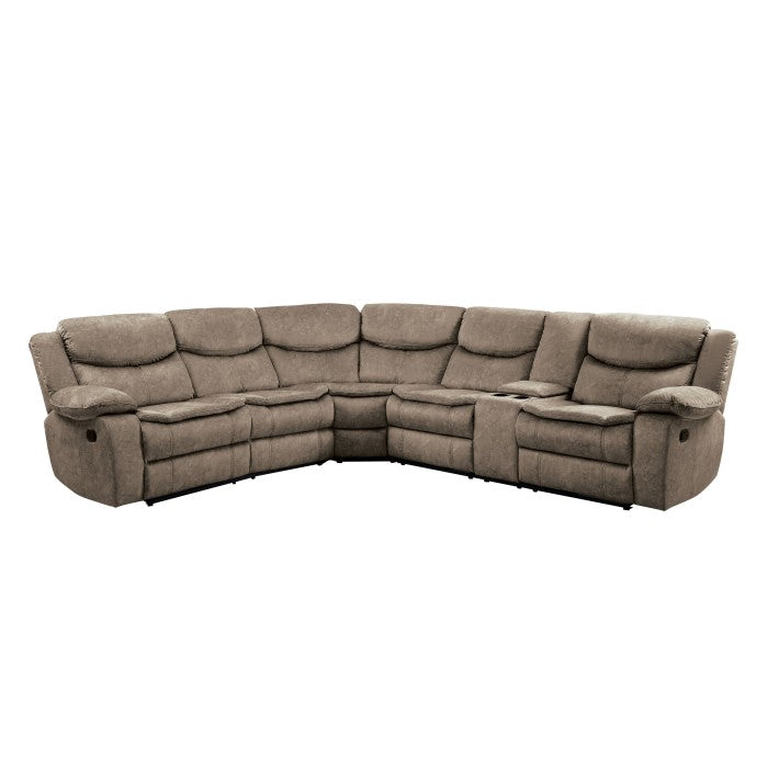 Bastrop Brown 3-Piece Sectional - Ornate Home