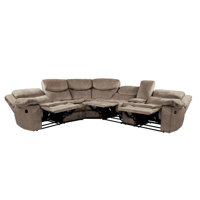 Bastrop Brown 3-Piece Sectional - Ornate Home