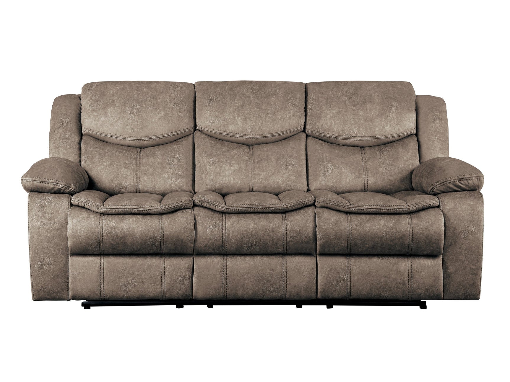 Bastrop Brown Double Reclining Sofa - Ornate Home
