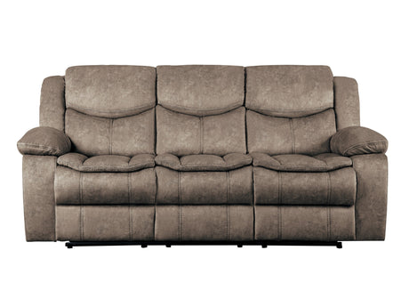 Bastrop Brown Double Reclining Sofa - Ornate Home