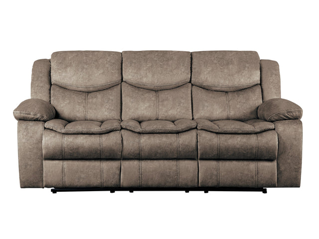 Bastrop Brown Double Reclining Sofa - Ornate Home