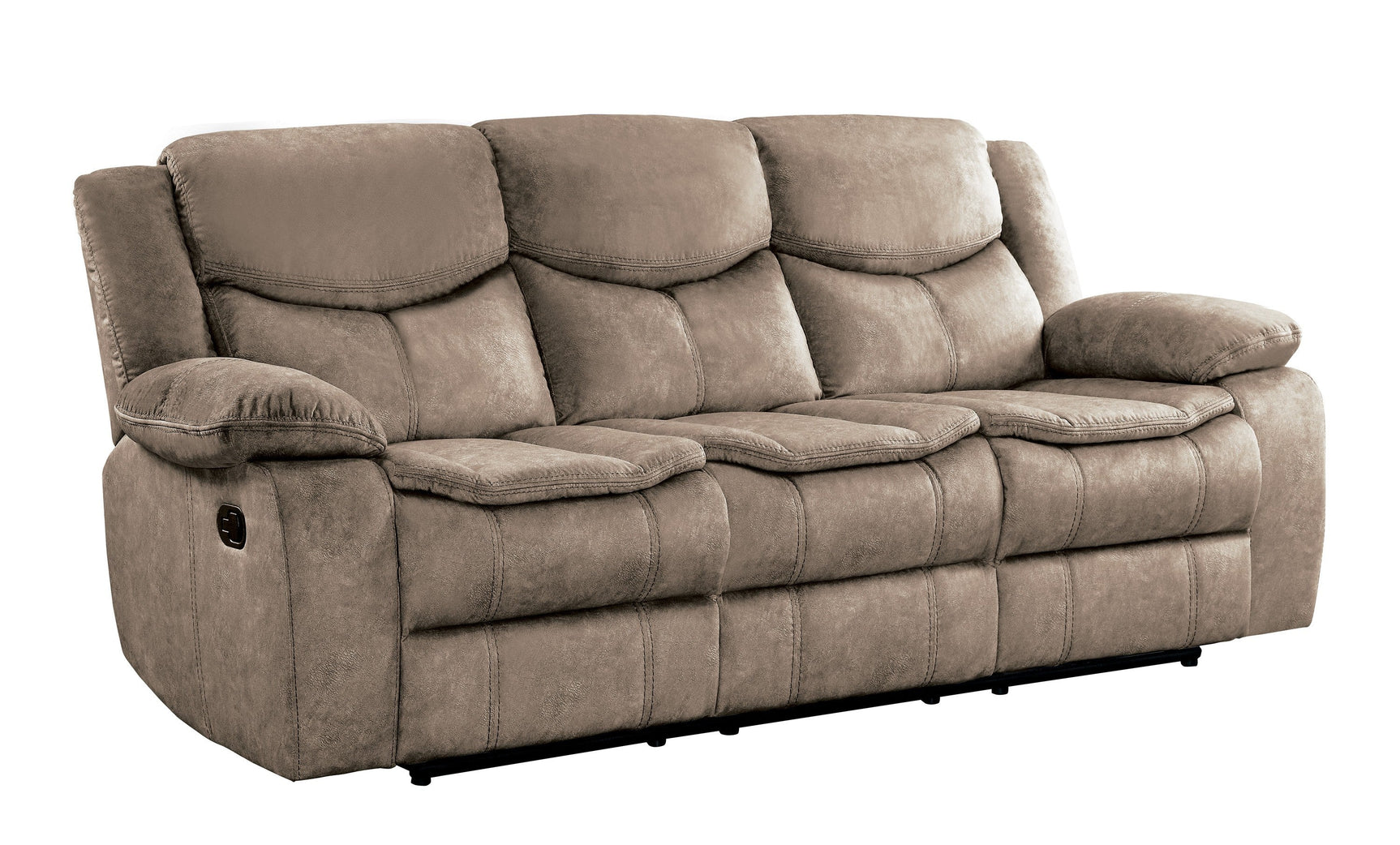 Bastrop Brown Double Reclining Sofa - Ornate Home