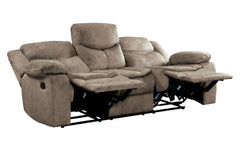 Bastrop Brown Double Reclining Sofa - Ornate Home