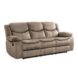 Bastrop Brown Double Reclining Sofa - Ornate Home