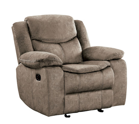 Bastrop Brown Glider Reclining Chair - Ornate Home