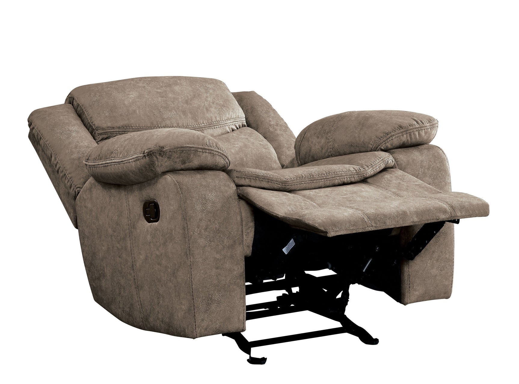 Bastrop Brown Glider Reclining Chair - Ornate Home