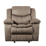 Bastrop Brown Glider Reclining Chair - Ornate Home