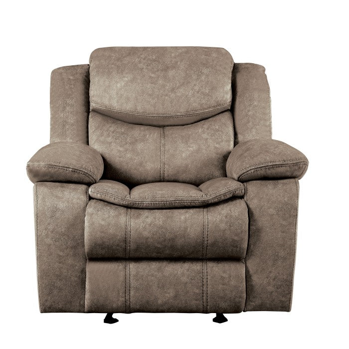 Bastrop Brown Glider Reclining Chair - Ornate Home