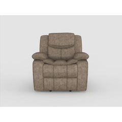 Bastrop Brown Glider Reclining Chair - Ornate Home