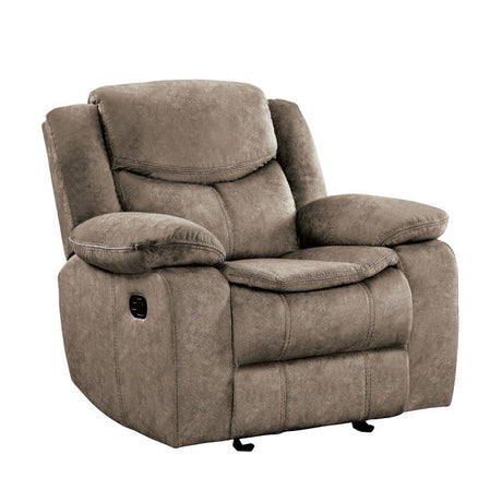 Bastrop Brown Glider Reclining Chair - Ornate Home