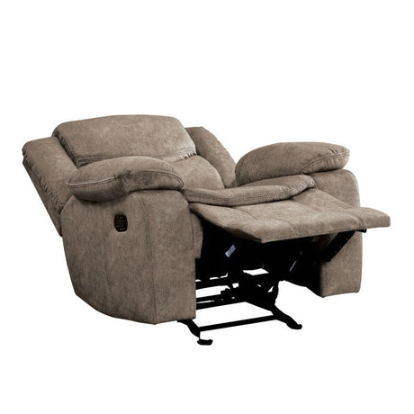 Bastrop Brown Glider Reclining Chair - Ornate Home